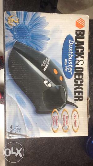 Black Black & Decker Dustbuster Vacuum Cleaner Box