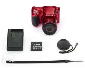 Canon PowerShot SX400 IS 16 MP Point & Shoot Camera (Red)