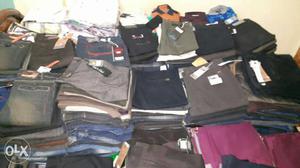 Ctothes jeans pent and shirt branded item lot sell