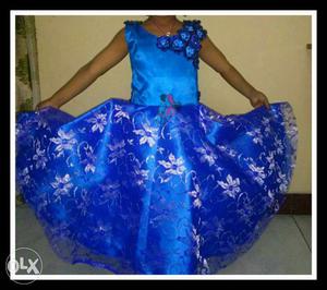Customized kids gown.. available in all colors