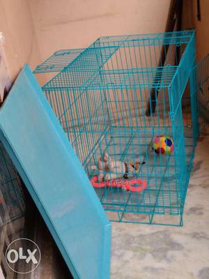 Dog/ cat crate or cage 42 inches,two doors,15