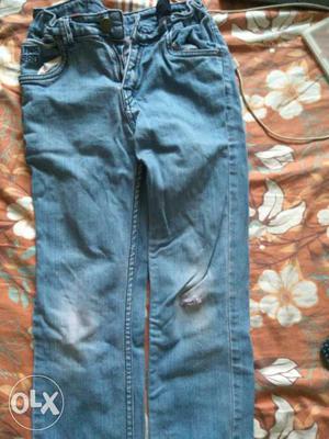 Faded Blue Straight Cut Jeans original GINI AND Jonny size30
