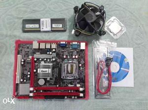 Foxin Computer Motherboard with dual-core processor one year