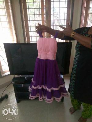 Frock 3/4years one time used