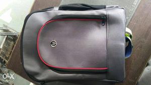 Gray And Black HP Backpack