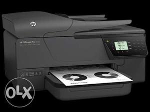 Grey Hp Officejet Pro  all in one with ADF