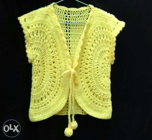 Handmade crochet sweater very soft yarn beautiful