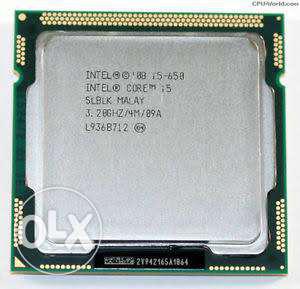 Intel corei5 3.2Ghz processor.1st gen. socket 