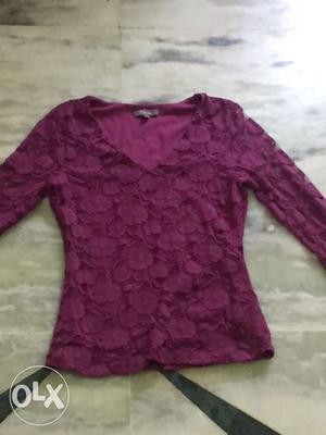 Katies purple t-shirt for girls age 