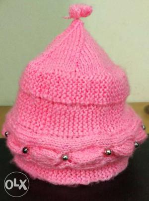 Knitted Pink Hat