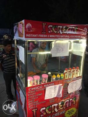 Live icream machine.. it is only 4month old.. it