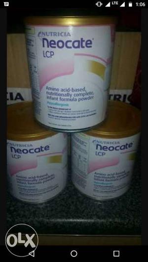Neocate LCP 4 boxes, expiry date July 
