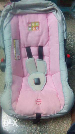 Pink And Black Mee Mee Seat Carrier