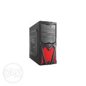 Red And Back Computer cpu dual core ddr gb one yr