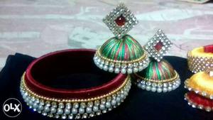 Silk thread jewellery