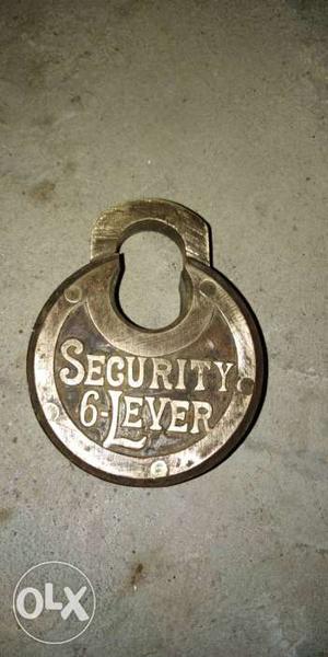 Silver Security 6-Lever Padlock