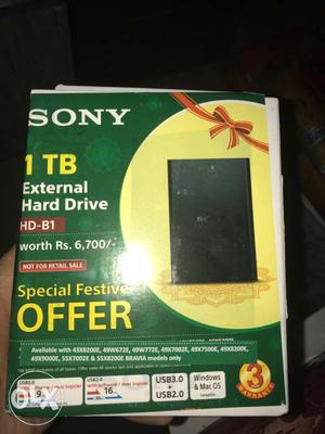 Sony 1 TB External Hard Drive