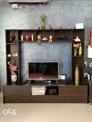 TV wall unit for sale, 1.2 years old.