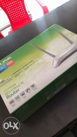 Tp link wire less router 300 m double antina router