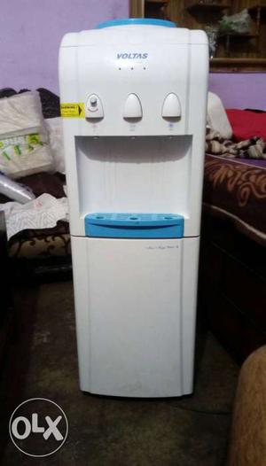 White And Blue Voltas Hot And Cold Water Dispenser