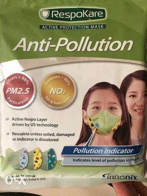 Antipollution mask brand New set of 3,completly