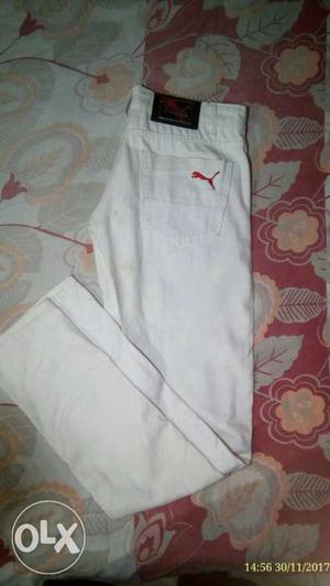 PUMA long pant, size 28. reason of selling,