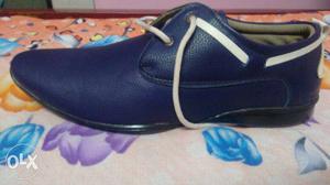 Royal blue colour formal shoes ek bar bhi use nhi kiye Good