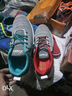 Two Grey Xpert Running Shoes