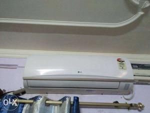 White LG Split-type AC Unit