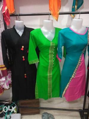 Women's Several Long Sleeve Kurtis