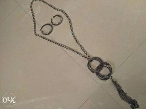 Women's Silver-colored Chain Necklace