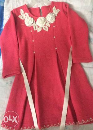 Woollen dress. Condition of the dress is almost