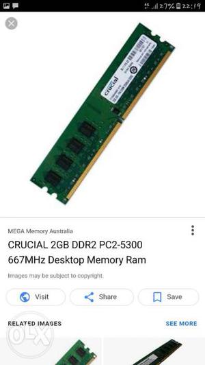 2GB DDR2 DDR3 New Desktop Ram