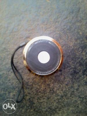 Black And Brown Portable Speaker