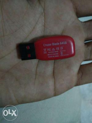 Black And Red Cruzer Blade 64GB Flash Drive