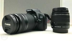 Black Canon EOS DSLR Camera With Lens and trypod for rent