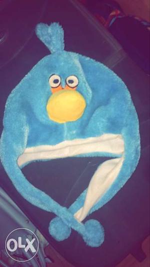 Blue Angry Bird Critter Cap