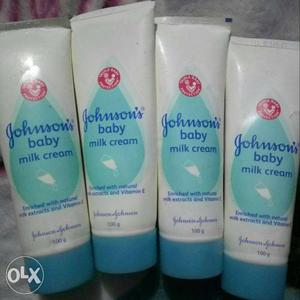 Four Johnson's Baby Milk Cream Packs MRP-660 ONE PIECE 100