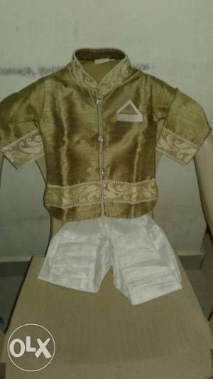 Front open ethnic dress about 1 to 2 years