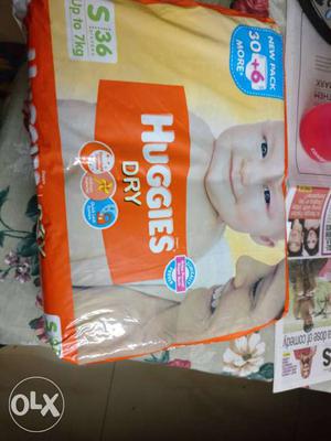 Huggies diapers S size 36 numbers. MRP 399. small