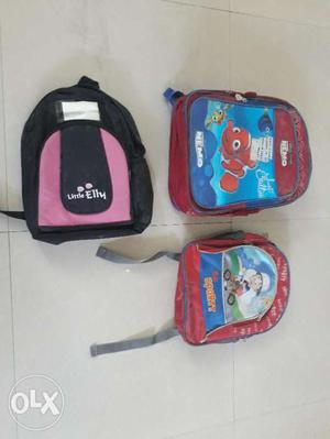 Kids school bags 3 numbers