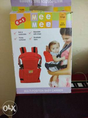New Mee Mee 6in1 baby carrier, red colour