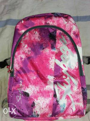 Pink And Purple Backpack