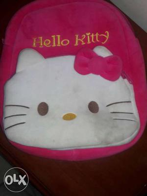 Pink And White Hello Kitty Backpack