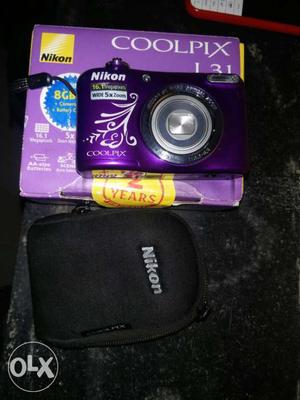 Purple Nikon Nikon CoolPix Digital Camera