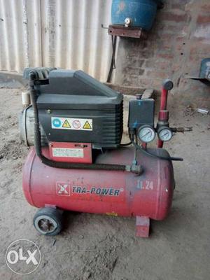 Red And Black Tra-Power Pressure Washer