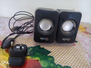 Speakers good condition with adopter properly