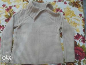 USA imported winter heigh neck and coller style sweater