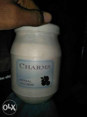 White Charms Herbal Cold Cream Bottle