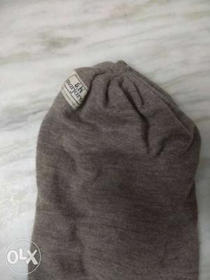 Woolen face cover cap